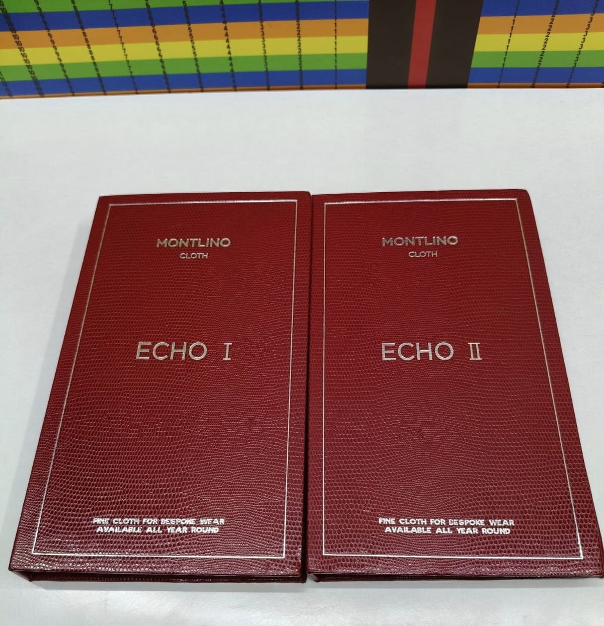 Montlino Cloth Echo I and Echo II suiting fabric books