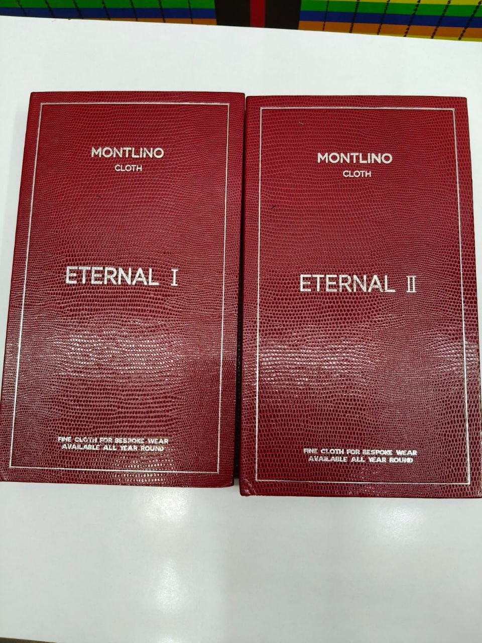 Montlino Cloth Eternal I and Eternal II suiting fabric books